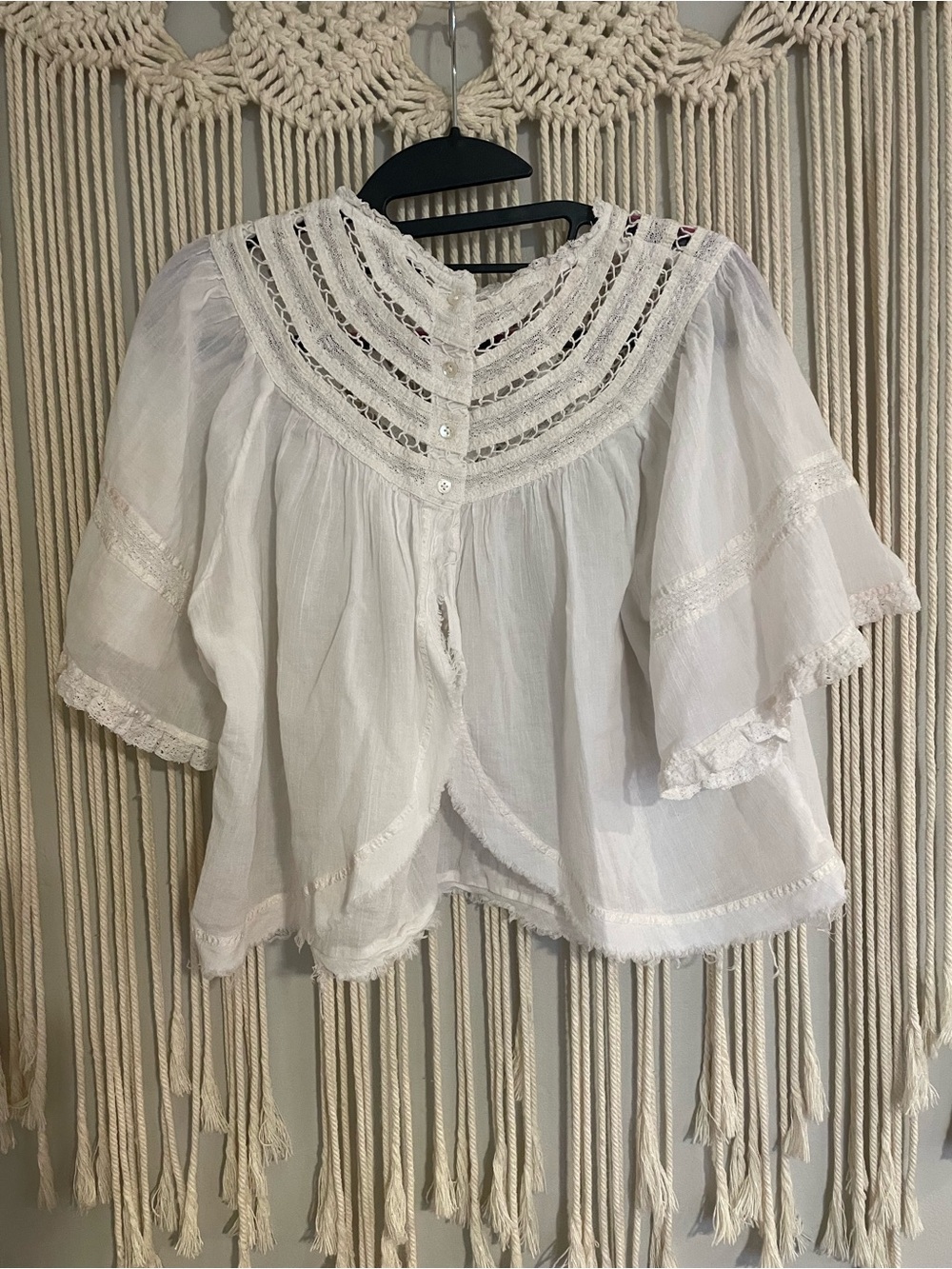 Free People WhiteLush Life Boho Top - Picture 3 of 6